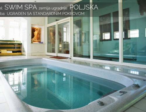 Swim spa ugrađen standardni pokrov – Poljska